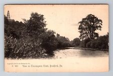 Bradford PA-Pennsylvania, View On Tuneangwon Creek, Antique Vintage Postcard picture