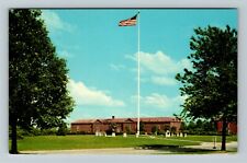 Fort Knox KY-Kentucky, Brooks Field Main Parade Ground, Vintage Postcard picture