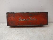 Vtg 1973 Snap-On Tools Corp. KRA-229 red Metal Tool Box Kenosha, WI Made in USA picture