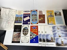 Lot Of Vintage Paper Items And Brochures From New Orleans 1970s  AA5 picture