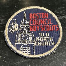 Rare Unused Boston Council Boy Scouts BSA Old North Church Scouting Badge Patch picture