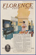 Vintage 1919 FLORENCE Oil Cook Stoves Kitchen Appliance H. L. Grout Art Print Ad picture