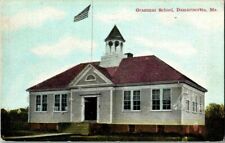 1910. GRAMMAR SCHOOL. DAMARISCOTTA, ME. POSTCARD. TM21 picture