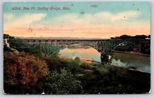 Minnesota~Air View New Fort Snelling Bridge~Vintage Postcard picture