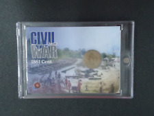 1861 Cent CIVIL WAR 2022 HISTORIC AUTOGRAPHS D#/77 picture