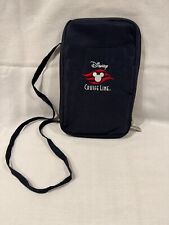 Disney Cruise Line DCL Slim Nylon Logo Purse Wallet Bag Adjustable Strap EUC picture