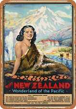 Metal Sign - Visit New Zealand - Vintage Look Reproduction picture