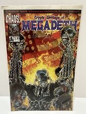Cryptic Writings of Megadeth #4 (1997) Chaos Comics VF+ Signed Brian Pulido picture