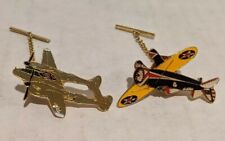 Lot of 2 P-26A Peashooter & P-38 Lightning Airplanes 1.25