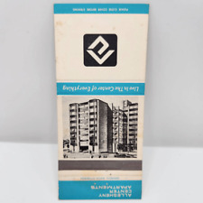 Vintage Matchcover Allegheny Center Apartments Pittsburgh Pennsylvania Arnheim & picture