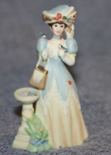 SMALL VICTORIAN LADY WITH BIRDS FIGURINE picture