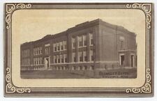 MA ~ Plunkett School PITTSFIELD Massachusetts 1924 Berkshire County Postcard picture
