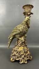 Vtg. Dick Hsiao Parrot Composite Candle Holder picture