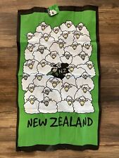 New Zealand Black Sheep 29x17 Tea Towel 100% Cotton NWT picture