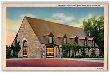 c1930's Museum Blackhawk State Park Rock Island Illinois IL Postcard picture