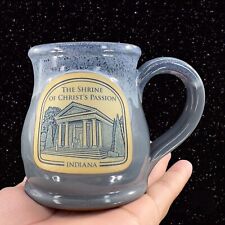 2022 Deneen Pottery Hand Made Coffee Mug Cup The Shrine Of Christs Passion Gray picture