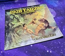 1978 Tarzan Calendar Boris Vallejo Art 27250 MIB Sealed In Original Mailer Box picture