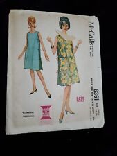1962 McCall's Misses' and Junior Muu Muu Pattern #6361 Size 10- 12 Small picture