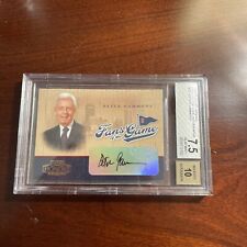 2004 Playoff Honors Fans of the Game Peter Gammons 253FG-3 autograph BGS 7.5/10 picture