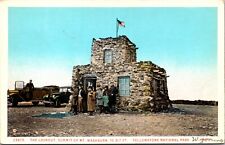 Postcard The Lookout Summit of Mt. Washburn Yellowstone National Park, Wyoming picture