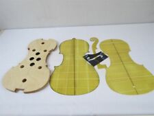Strad Style 4/4 violin(neck / F hole) templet /Mold templet/inside/outside Mold picture