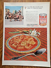 1955 Chef Boy Ar Dee Ravioli Ad  Traditional Dish @ many Fiestas in Italy picture