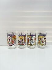 Vintage 1991 Hardees The Flintstones Glasses Set of 4 The First 30 Years picture