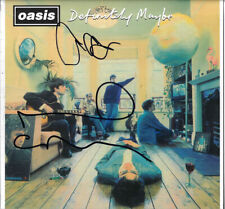 LIAM AND NOEL GALLAGHER SIGNED DEFINITELY MAYBE OASIS LP (AFTAL WITNESSED COA) picture