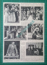 (X390) Ex King Michael Rumania Romania Marries Princess Anne - 1948 Clip  picture