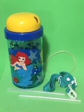 Zak Disney Little Mermaid Vintage But NEW Cup with Retractable Straw 90's picture