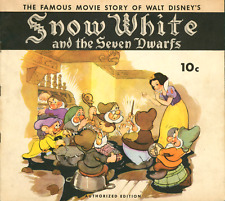 The Famous Movie Story of Walt Disney's Snow White & the Seven Dwarfs 1938 FN/VF picture