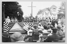 c1924 Ilette Park Dedication Senator Wadsworth Stafford NY REPRODUCTION Postcard picture