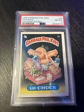 1985 Topps Garbage Pail Kids Stickers Glossy Up Chuck #3a PSA 8 picture