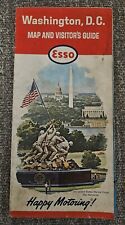 ESSO Oil Road Map - Washington, D.C. US Marine War Memorial Cover picture