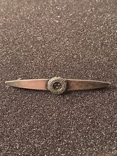 Antique Harvard University Shield Sterling Silver Bar Pin Sig Acad Harvardiana picture