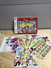 Vintage Disney Mickeys Stuff for Kids Bingo Game Complete Milton Bradley 90s A2 picture