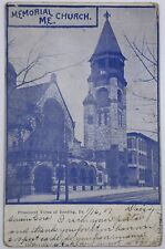1901-1906 Memorial ME. Church Postcard Reading Pennsylvania PA picture