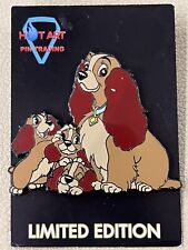 Disney Acme HotArt Family Portrait Lady with Puppies Gold LE 500 Pin  T01 picture