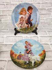 1985/1986 - Reco - Collectors Plates - Mary Had A Little Lamb - Jack & Jill picture