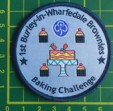 Baking Challenge Badge. 1st Burley In Warfdale Brownies Guides Sew Camp blankets picture