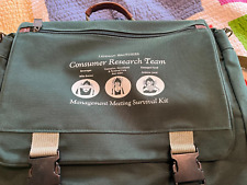 LEHMAN BROTHERS EXPANDABLE MESSENGER BAG in great pre-owned condition picture