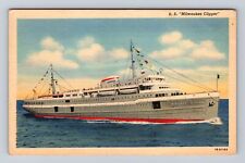 SS Milwaukee Clipper, Ship, Transportation, Antique, Vintage Souvenir Postcard picture