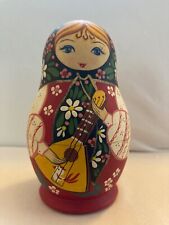 Russian Matryoshka Girl With Flowers Beautiful Musical picture