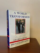A World Transformed George Bush & Brent Scowcroft 1st Ed. SIGNED picture