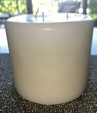 PARTYLITE 5'' X 6'' PILLAR 3 WICK CANDLE SCENT UNKNOWN picture
