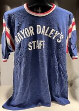 WOW Vintage 1960’s/70’s Mayor Daley’s Staff Rawlings XL Baseball Jersey EUC picture