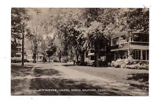 LAUREL BEACH, MILFORD, CT ~ 3RD AVENUE, HOMES, COLLOTYPE PUB ~ 1930s picture
