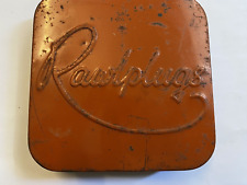 Vintage Rawlplug fixings set in Original tin box - Original Wooden plugs  picture