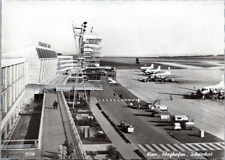 RPPC Vienna Schwechat AT Airport c50's Birds Eye View Tower Runway Planes MCM picture