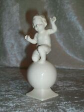 Vintage White Porcelain Baby Atlas Shrugged Blanc de Chine Figurine 1119 Germany picture